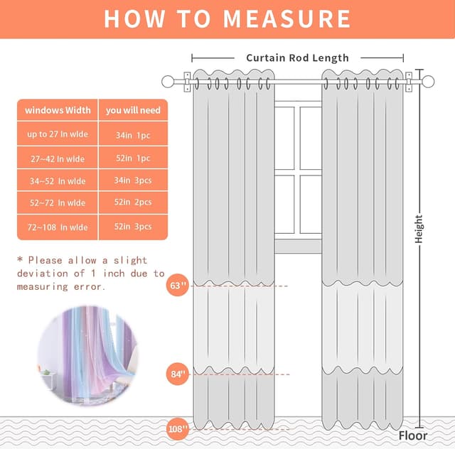 Thumbnail 6 de XiDi Purple Curtains 42 in Long Drapes 🪟