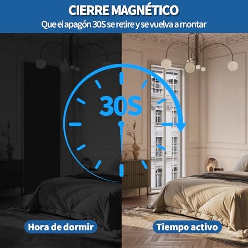 Detalle de BKSAI Estor Opaco Magnético para Ventana 400x145cm 🛡