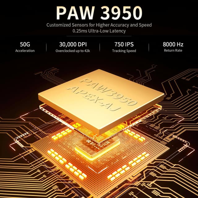 Thumbnail 5 de AJAZZ AJ159 APEX souris gaming sans fil