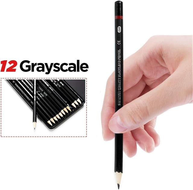 Thumbnail 4 de YSLON Professional Sketching Pencils set, 12-count ✏