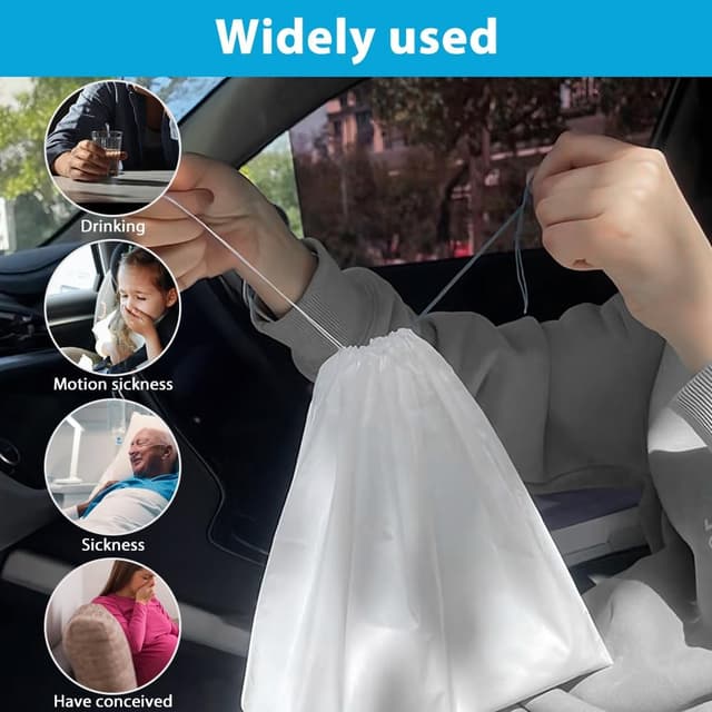 Thumbnail 6 de AOGOE Sacs à Vomi 1000 mL 36 pcs 🤢