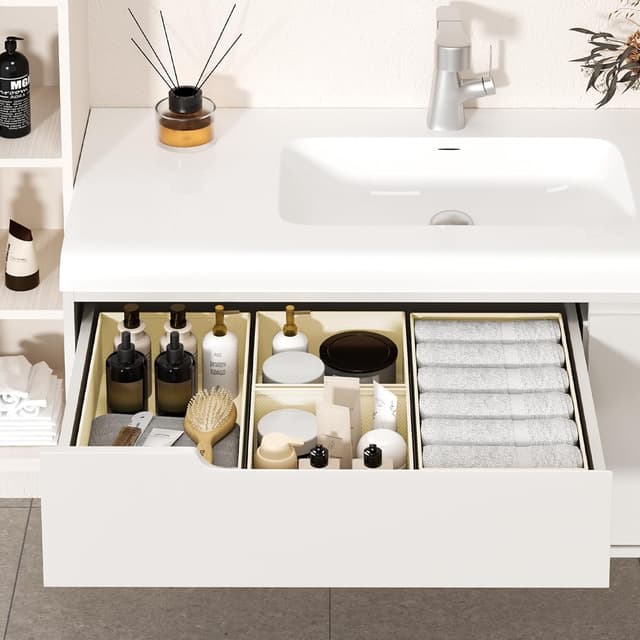 Thumbnail 5 de DIMJ Drawer Organizer, 12-Piece Closet Storage