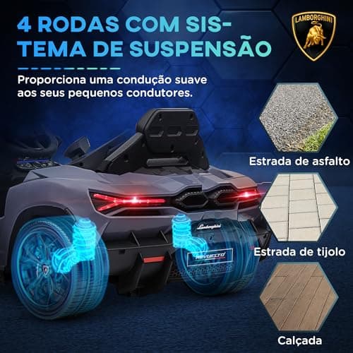 Thumbnail 4 de AIYAPLAY Lamborghini Revuelto Coche Eléctrico Infantil