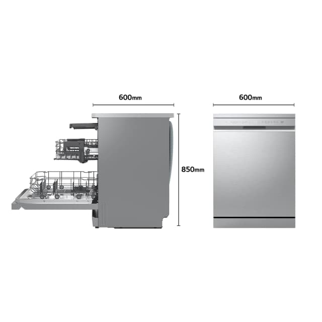 Detalle 2 de LG DF273FV 14 servicios QuadWash