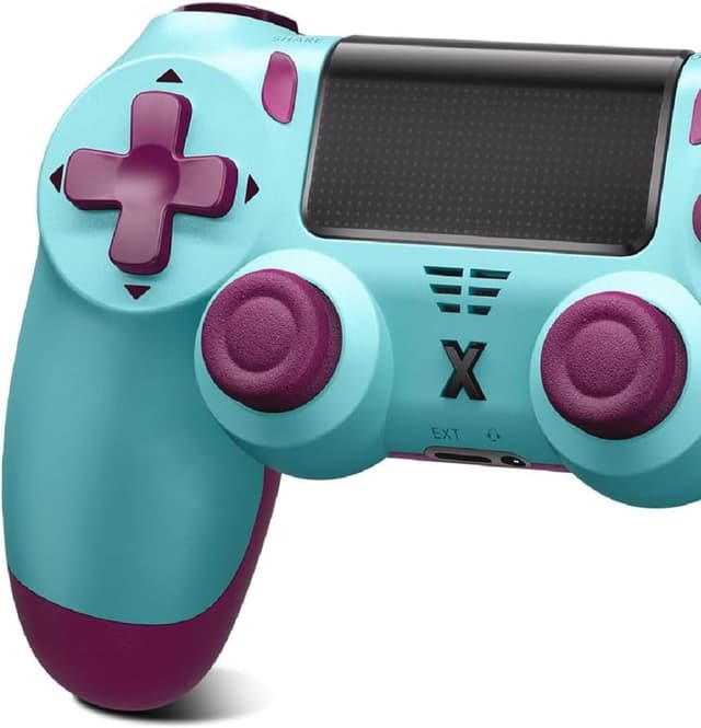 Detalle de Glitfix Wireless Controller for P4, P4 Pro, P4 Slim & PC (Bluetooth gamepad with vibration, touch panel and 3.5mm audio)