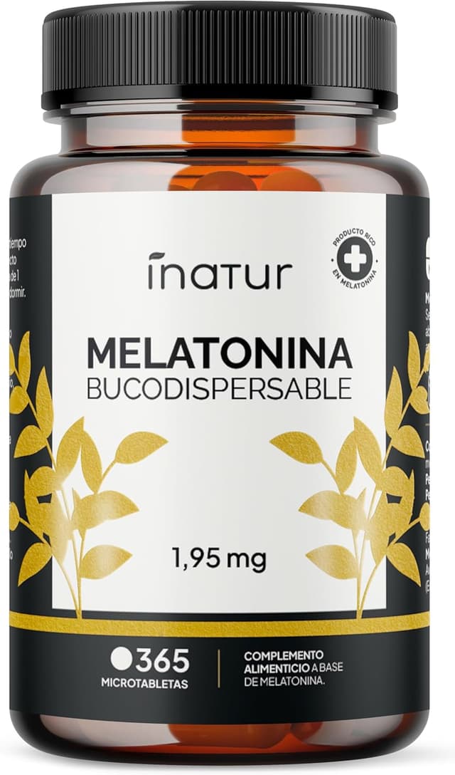 Detalle 2 de Inatur Melatonina Pura 1,9 mg Bucodispersable, 365 microtabletas
