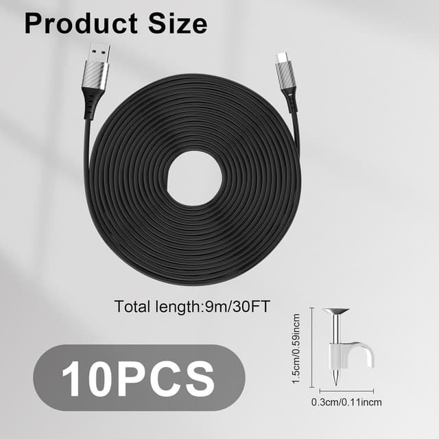 Thumbnail 6 de USB C Cable 9m fast charge 27W