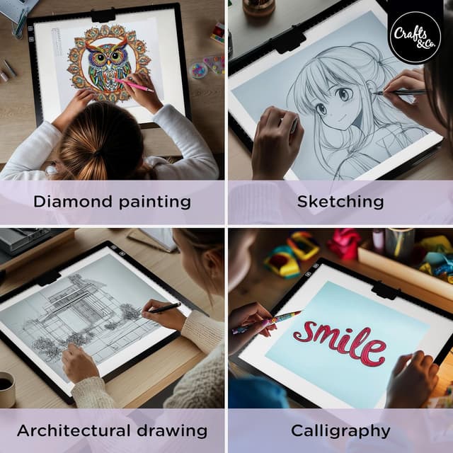 Thumbnail 2 de Crafts&Co Tablette Lumineuse A3 Premium 470×345 mm 🎨