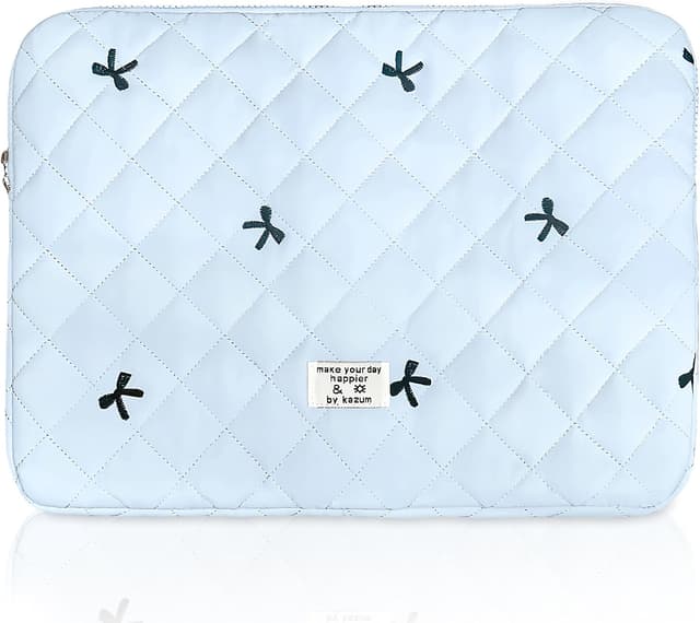 Detalle de Flintronic Custodia per Laptop da 14 Pollici (sleeve imbottita) con fodera in cotone