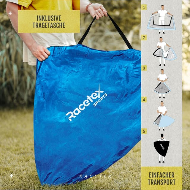 Detalle 2 de Racetex 2er Fußballtor Set für Kinder