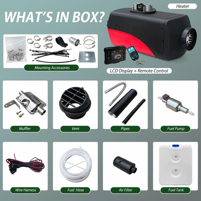 Detalle 1 de KIASTER 5KW 12V diesel air heater