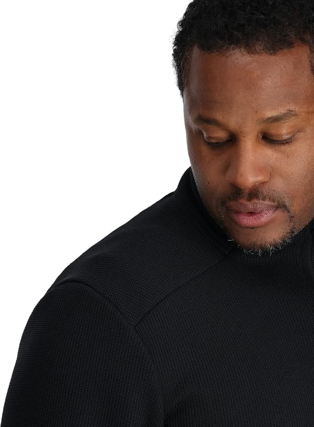 Detalle de Spyder Herren Bandit Jacket Fleecejacke – leichte Strick-Optik mit durchdachten Taschen