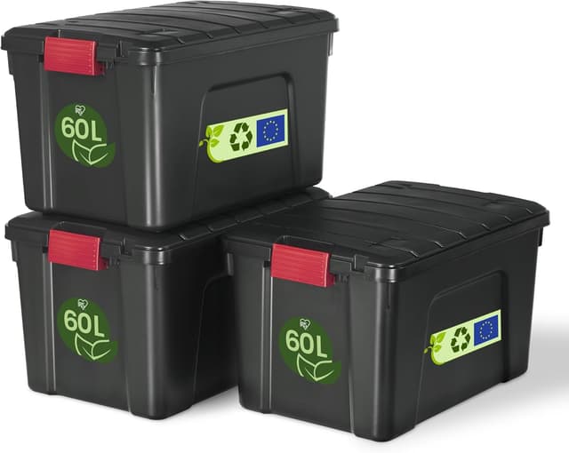 Detalle de Iris Ohyama Malle 60L boîtes plastiques