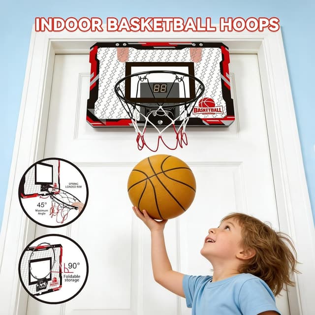 Thumbnail 5 de TEKXDD Basketball Hoop Indoor Over The Door