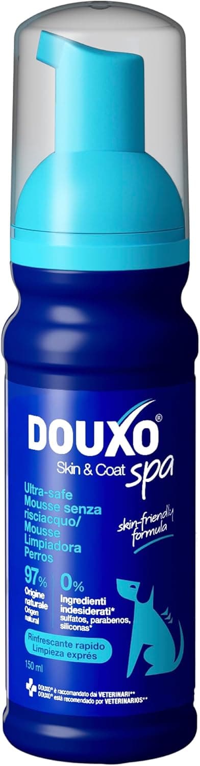 Detalle de DOUXO Skin & Coat SPA mousse detergente 150 ml