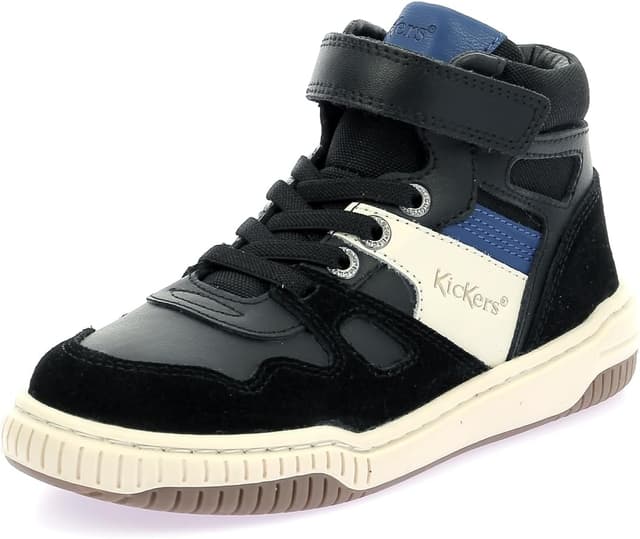 Detalle de Kickers Kick92 Basket mixte enfant – Sneakers haut pour le quotidien