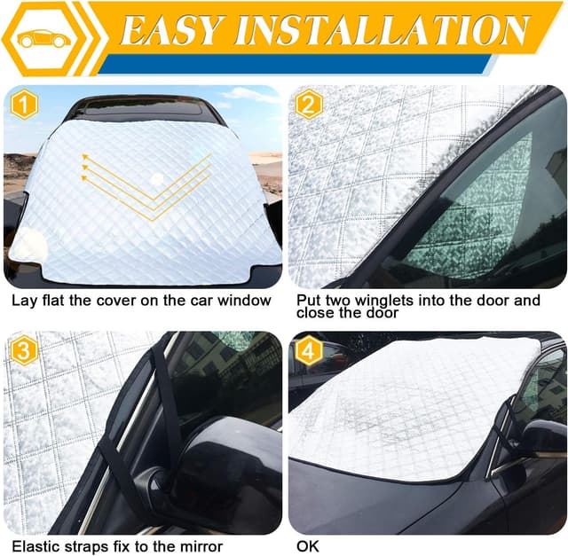 Thumbnail 4 de WIN.MAX Frontscheibenabdeckung mit 3 Magneten ⛱