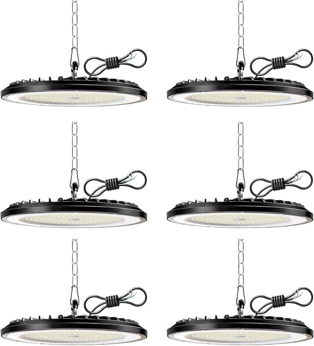Imagen de 6PCS UFO LED 100W 🚧 Iluminación Industrial Impermeable en OfertitasTOP