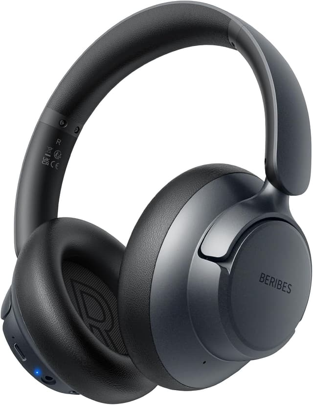 Detalle de BERIBES Upgraded ANC Headphones 70H Playtime