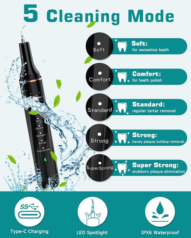 Detalle de Petbank Kit Pulizia Denti Cane 14-in-1 spazzolino ultrasuoni per cani