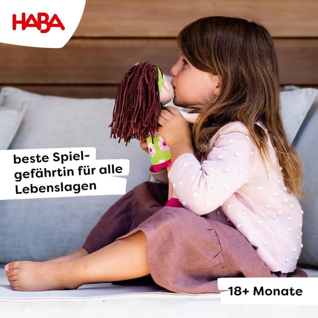 Detalle 2 de HABA Coco 30 cm Stoffpuppe