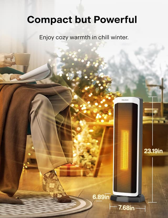 Detalle 2 de Pelonis ceramic space heater 2000W