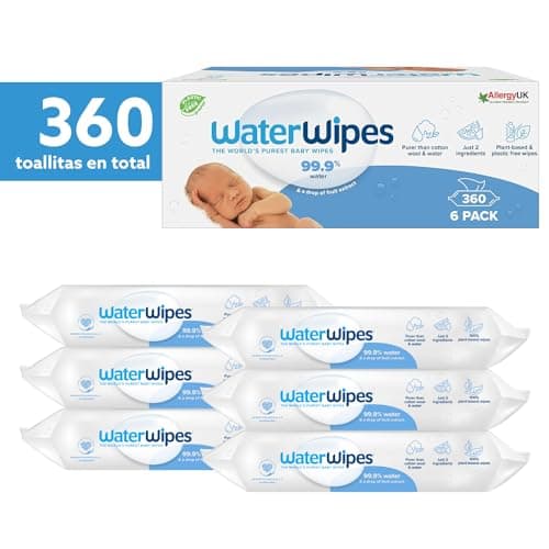 Thumbnail 1 de WaterWipes Originales: Toallitas Húmedas para Bebés 🌊 360 Unidades