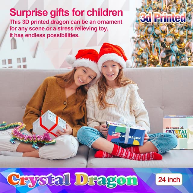 Thumbnail 6 de HyBaiS 24 inch glow-in-dark 3D dragon