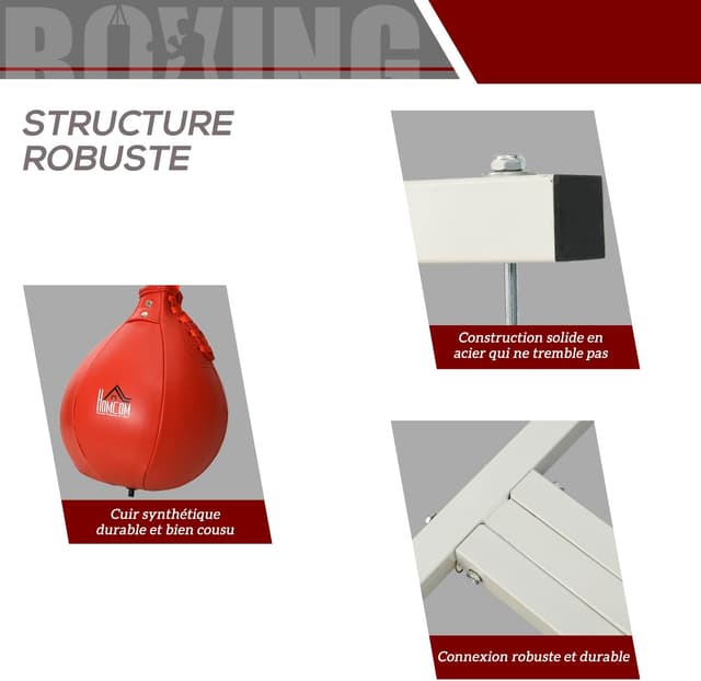 Thumbnail 4 de HOMCOM Support 2 en 1 frappe