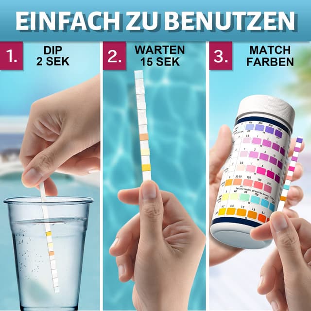 Thumbnail 4 de RUNBO 7 in 1 Hot Tub Test Strips 150 pack