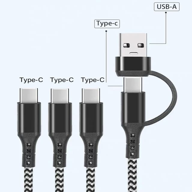 Detalle 2 de Multi USB-C Kabel 5 in 1 1,2 m