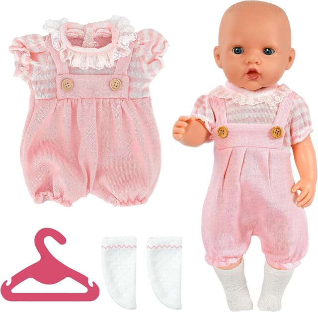 Detalle de Aolso Puppenkleidungsset 14–18 Zoll für 35–45 cm