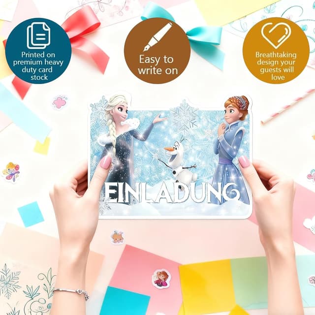 Thumbnail 2 de ROMANVIC Elsa Einladungskarten Geburtstag