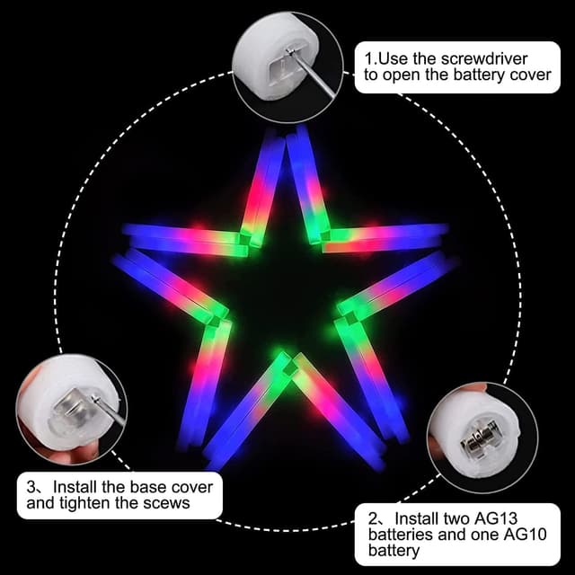 Detalle 2 de LED Foam Glow Sticks 30pcs