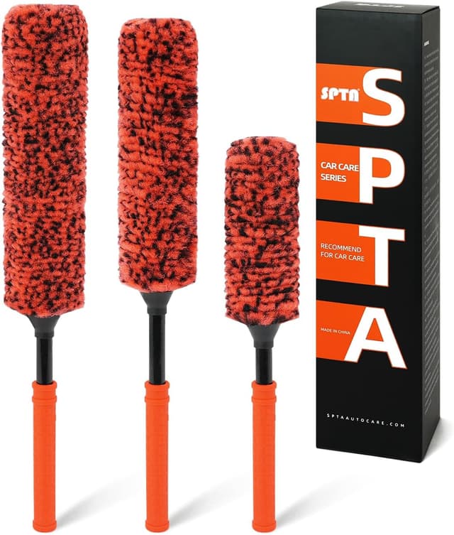 Detalle de SPTA Premium Felgenbürste 3er Set für Felgenreinigung
