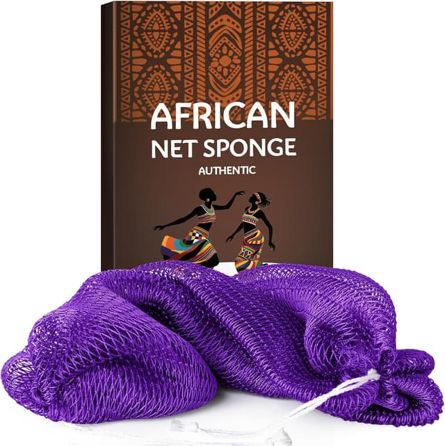 Detalle de African Net Sponge Authentic 40-inch Back Scrubber