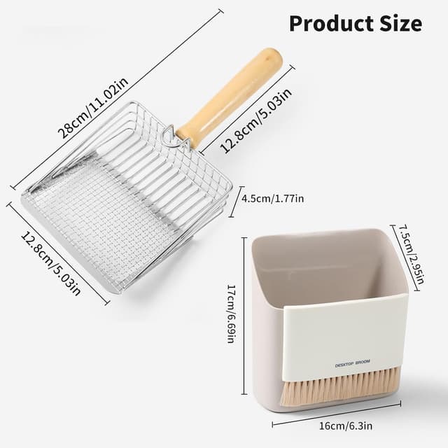 Detalle 2 de SereneJoy Katzenklo Set 3-teilig aus Edelstahl