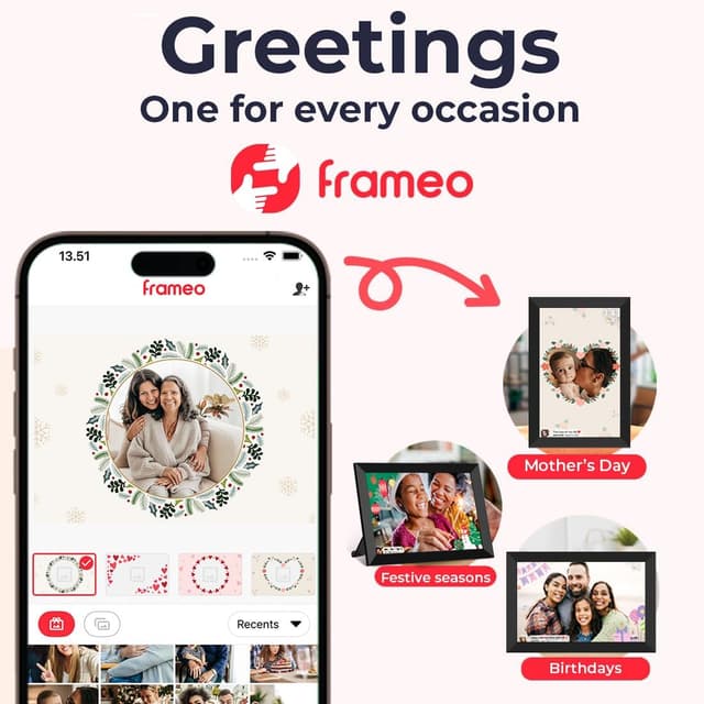 Thumbnail 4 de FRAMEO Digitaler Bilderrahmen 32 GB 10,1 Zoll