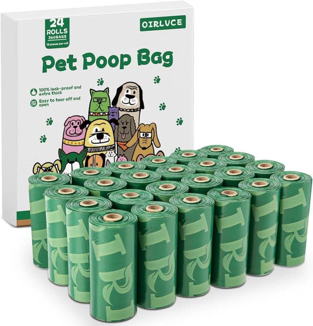Detalle de OIRLVCE 360 Dog Poo Bags 24-roll pack