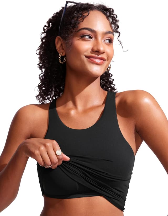 Detalle 2 de CRZ YOGA haut de tankini à col montant et dos nageur, sans bas