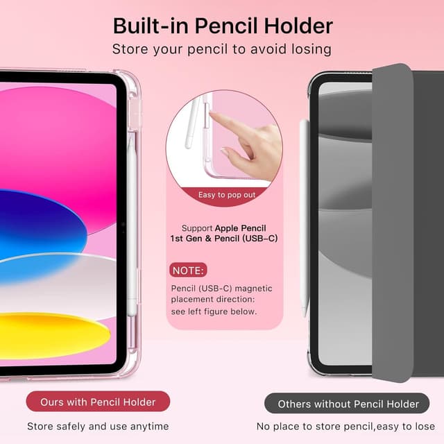 Thumbnail 6 de MoKo iPad A16 Case 11-inch Slim Pink