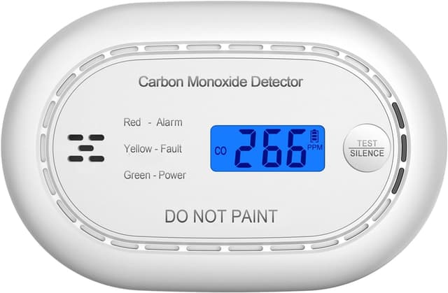 Detalle de XINDUM CO detector LCD, 85 dB alarm