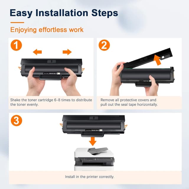 Detalle de ColorKing Cartucce di toner compatibili HP 106A W1106A Nero (2-Pack) per Laser e Laser MFP