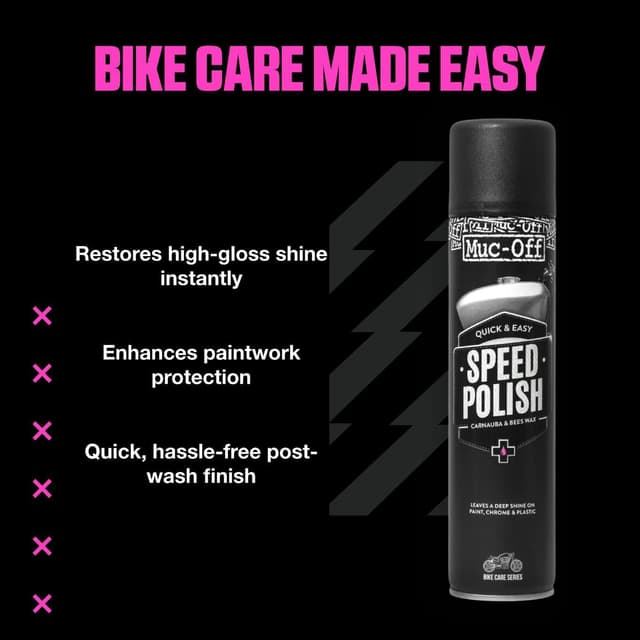 Thumbnail 6 de Muc-Off Motorcycle Speed Polish noir (Muc-Off Speed Spray de polissage 2-en-1)