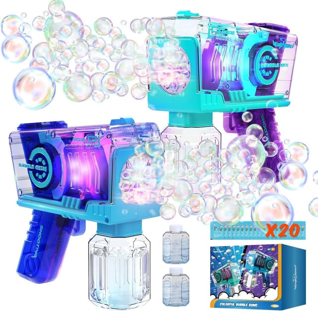 Detalle de Eaglestone Bubble Gun 2-Pack automatic bubble blaster