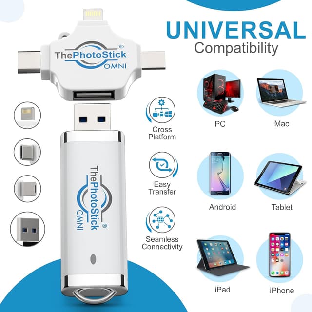 Thumbnail 3 de ThePhotoStick Omni 32GB backup drive 📦