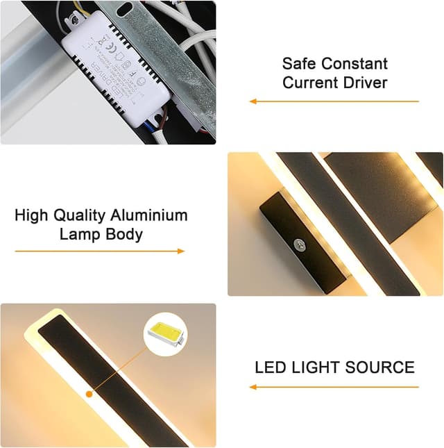 Thumbnail 5 de comely Aplique Interior LED 32W Blanco Cálido 🌟