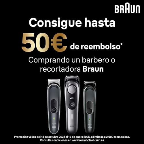 Thumbnail 1 de Braun Recortadora Corporal 5 BG5350 🌟 Afeitado Suave y Preciso