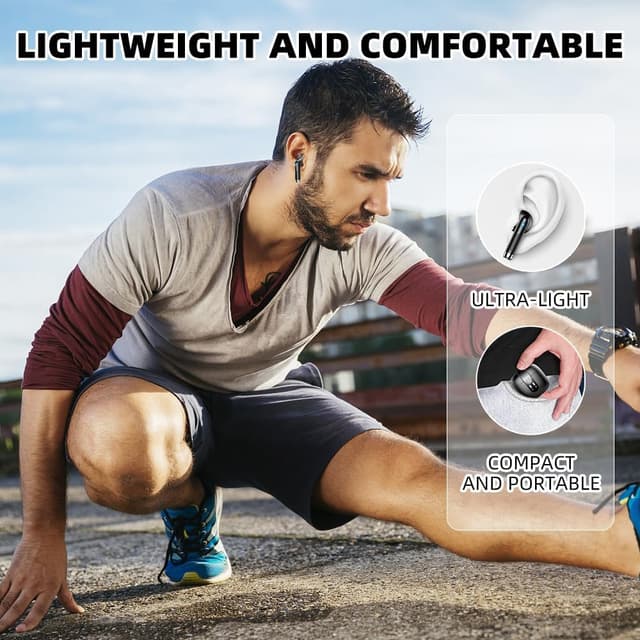 Thumbnail 2 de PWTEK Wireless Earbuds 56H battery