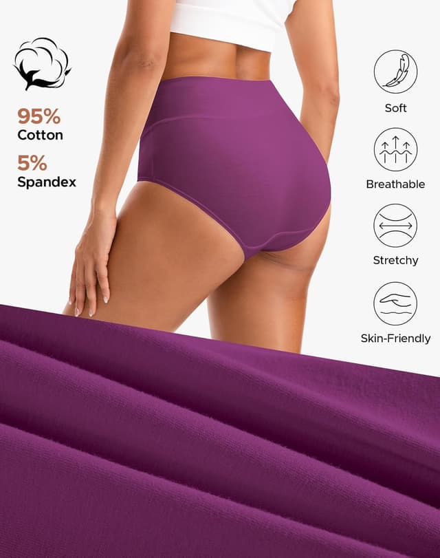 Thumbnail 4 de INNERSY High Waisted Cotton Panties 5-Pack